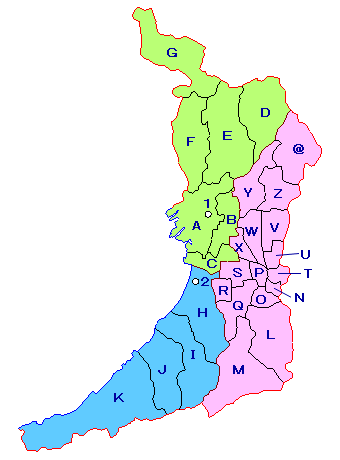 1889年の郡区:大阪府