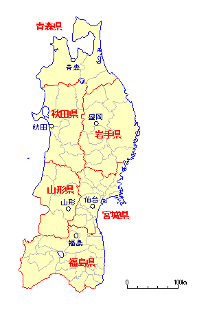府県概則 府県の変遷：区分図(1876年)