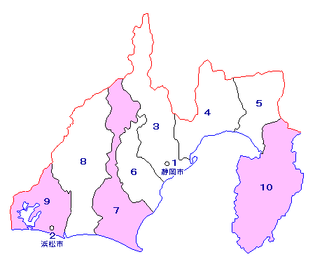第2次小選挙区制：静岡県